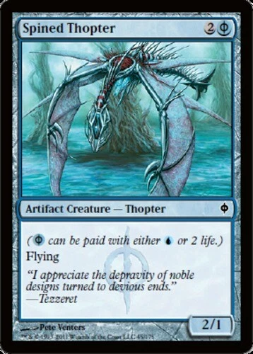 4 Spined Thopter ~ Near Mint New Phyrexia 4x x4 Playset MTG Magic Blue Card Ulti - Image 1 of 1