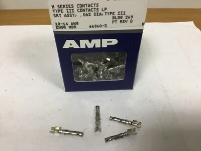 NeQty (100) AMP, TE Connectivity 1-66360-0 Female Mate-N-Lok Contacts, 18-14 AWG - Image 1 of 2