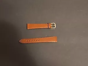 speidel watch bands mens cowhide leather 18mm - Brown - Picture 1 of 5