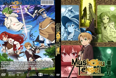 Anime Mushoku Tensei Jobless Reincarnation Part 1+2 (1-23 End) English Dub