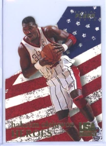 1996 Fleer USA Basketball Heroes Hakeem Olajuwon #5 of 10 Special Issue HOF - Picture 1 of 3