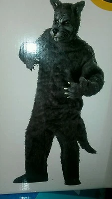 Adulto Big Bad Wolf Traje Halloween Adulto Disfraz Nuevo Foto 1 de 4