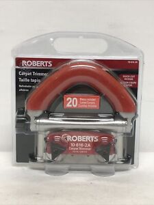 Roberts Conventional Carpet Trimmer with 20 Heavy Duty Slotted Blades 10-616-2A