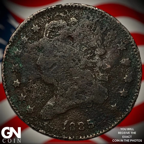 1835 Classic Head Half Cent Q0751 Cover