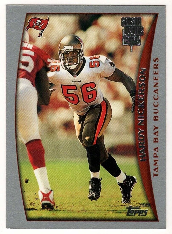 1998 Topps Season Opener #48 Hardy Nickerson Tampa Bay Buccaneers Football Card - Image 1 of 2