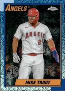 2025 Topps Silver Pack Chrome 1990 #T90C-54 - Mike Trout - Picture 1 of 2