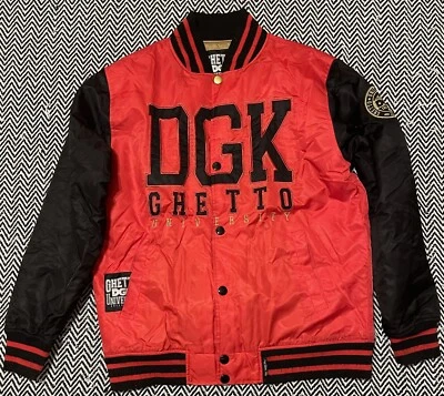 Chaqueta de bombardero grande DGK Skateboards Ghetto University Foto 1 de 4