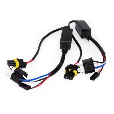 2x Relay Wiring Fit for H4 Hi/Lo HID Bi-Xenon Kit Harness Controller MAX 30A nk - Image 1 of 3