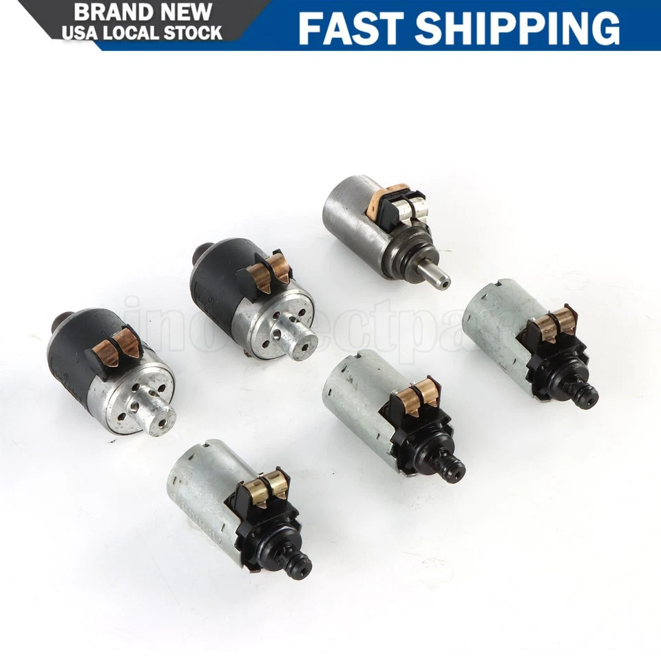 6PCS 722.6 Solenoids 5-Speed Automatic Transmission Fit for Mercedes Benz Tested - Image 1 of 4