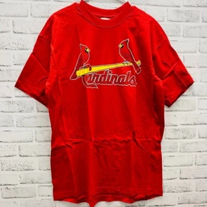 Vintage Majestic MLB St. Louis Cardinals Short Sleeve T-Shirt Red Size Large - Picture 1 of 7