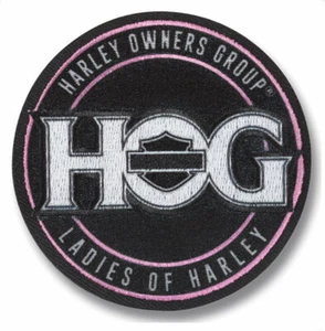PARCHE DE CHALECO PARA DAMAS DE HARLEY HOG HARLEY DAVIDSON DUEÑOS GRUPO 3 PULGADAS - Imagen 1 de 4
