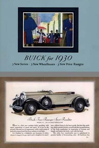 Buick 1930 - Buick for 1930 3 New Series 3 New Wheelbases 3 New Price Ranges (36 - Bild 1 von 1