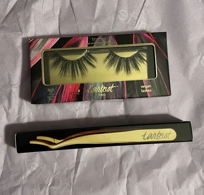 Tarte Faux Lashes SASSY Eyelashes & TARTE Little Lash Helper Tweezer NIB - Image 1 of 4
