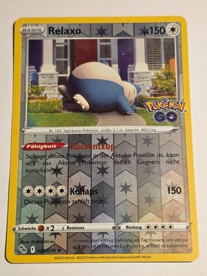 Snorlax (PGO 055)●GERMAN●Pokemon GO●HOLO RARE●Pokemon●NM●C585 - Image 1 of 2
