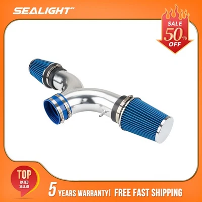 Kit de entrada de ar frio + filtro para 2002-2007 Dodge Ram 1500 3.7L V6/4.7L motor V8 - Imagem 1 de 4