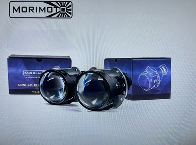 Morimoto Mini H1 8.0 Bi-Xenon Projectors 2.5" Lens Universal Retrofit Pair (2) - Image 1 of 4