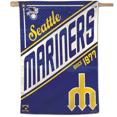 SEATTLE MARINERS CLASSIC (28" X 40"), HOUSE FLAG FROM WINCRAFT - Image 1 of 2