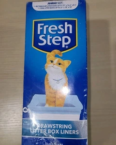 Fresh Step Kordelzug Katzentoilette Einlagen frischer Duft Jumbo Größe 36" x 19" - Bild 1 von 3