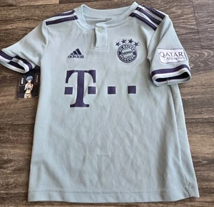 Adidas FC Bayern Munchen 2018 2019 Away Football Soccer Jersey Youth Kids XS - Picture 1 of 8
