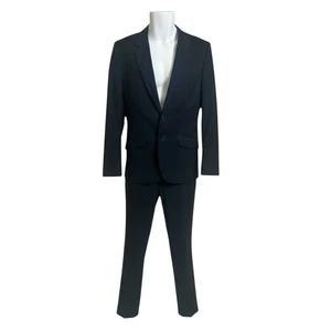 Men’s H&M Navy Slim Fit Suit Set Jacket 36R & Pants 30R (29" Inseam) - Picture 1 of 16