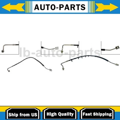 For 2003-2009 GMC C5500 Topkick 6.6L AWD Front Brake Hose 2x - Image 1 of 4