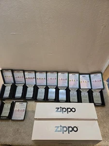 LOT OF 10 SET ARMOR ZIPPO LIGHTER EMPTY BOX WITH WARRANTY, SINGLE ZIPPO BOX ONLY - Picture 1 of 3