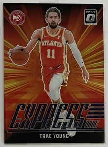 2024-25 Panini Donruss Optic ~ Trae Young ~ Express Lane Purple Prizm ~ #5 - Picture 1 of 2