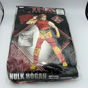 2011 Kinder M 7-8 Hulk Hogan TNA Wrestling Halloween Kostüm Muskelanzug 3-teilig - Bild 1 von 15