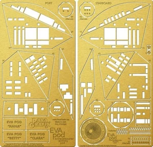 2001: A Space Odyssey EVA Pod 1/8 Scale Photoetch Detail Set 184MB200P - Picture 1 of 6