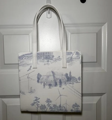 Ted Baker London Baby Blue And White Landscape Print Women’s Tote/ Bag Sm/ Med - Image 1 of 4