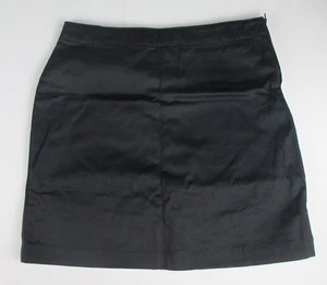 LANDS END Black School Uniform Short Chino Skort Girls 12 NEW - Picture 1 of 6