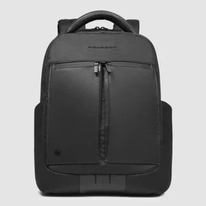 Zaino piquadro uomo porta pc 14" in tessuto riciclato - - Foto 1 di 6