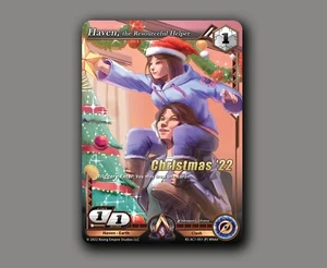 Alpha Clash TCG -  Alternate Art Stamped Xmas Promo - "KS" (HYPER RARE) - Picture 1 of 1