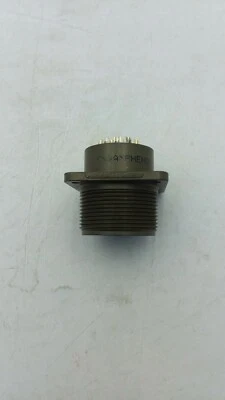 AMPHENOL MS3102A-20-29P CONNECTOR BOX MOUNT RECEPTACLE SOLDER PIN THREADED NNB - Image 1 of 3