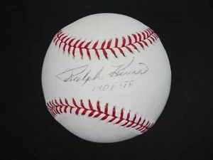 RALPH KINER SIGNED OFFICIAL OMLB BASEBALL INSCRIBED "HOF 75" WITH PSA COA - Picture 1 of 7
