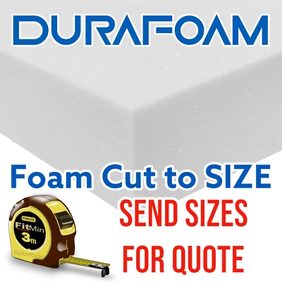 HIGH DENSITY UPHOLSTERY FOAM - CUT TO ANY SIZES & THICKNESS - MESSAGE FOR QUOTE! - Image 1 of 2