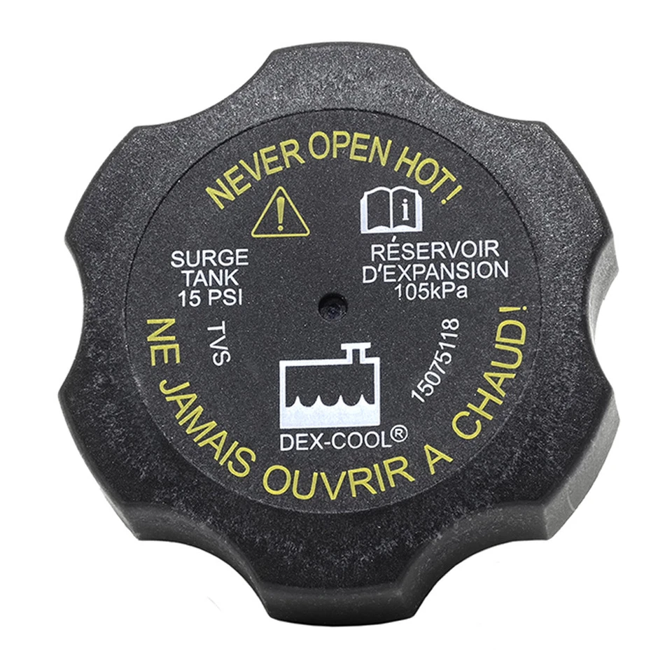 Tapa del tanque de recuperación de refrigerante del radiador del motor 99-14 OEM NUEVO Chevrolet GMC 15075118 Foto 1 de 4