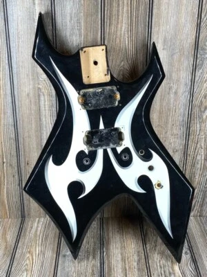 B.C. Rich Guitar Body KKW Kerry King Warlock Black White Electric - Bild 1 von 4