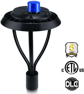 Led Post Top Pole Light 150W with Photocell LED Circular Area Light Outdoor Lamp - Picture 1 of 7