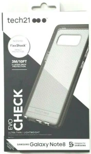 Tech21 Evo Check Ultra-Thin Bumper Case for Samsung Galaxy Note8 Smokey/Black - Picture 1 of 5