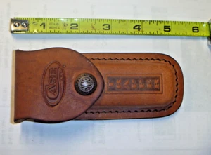 Funda de cuero marrón Case XX Trapper para navaja de bolsillo plegable - Imagen 1 de 3