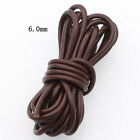 Diy Coffee Round Cow Real Leather Cord Lace Rope Weave String Hand Knitted