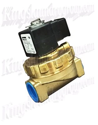 ЛАТУННЫЙ ВОДЯНОЙ КЛАПАН PARKER 3/4 ДЮЙМА 110 В ДЛЯ ШАЙБ UNIMAC F381700 F8521901 - Изображение 1 из 2