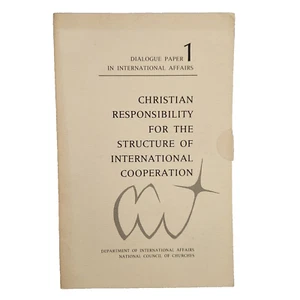 Christian Responsibility Structure of International Cooperation Max Kohnstamm - Picture 1 of 6
