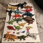 Dinosaur Toys Lot Assorted Types Sizes 2” To 12”.  24 Total
