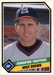 1989 Edmonton Trappers CMC #18 Mike Brown