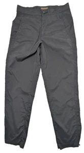 Royal Robbins Hiking Pants Womens Size 6  28W 32.5" Black Pockets Logo 28x32.5 - Picture 1 of 14