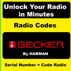UNLOCK RADIO CODES 12 BECKER HARMAN FOR CAR RADIOS MERCEDES BENZ PORSCHE FERRARI - Picture 1 of 11