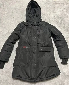 Canada Weathergear Damen Mantel Gr. M schwarz Kapuze Daumenärmel Winterparka - Bild 1 von 21