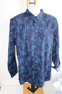 Lee Blue Flowers Shirt Button Up Men's NWT Size XL NEW - Picture 1 of 3